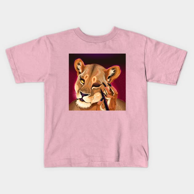 Genetic eyeliner Kids T-Shirt by ddraw